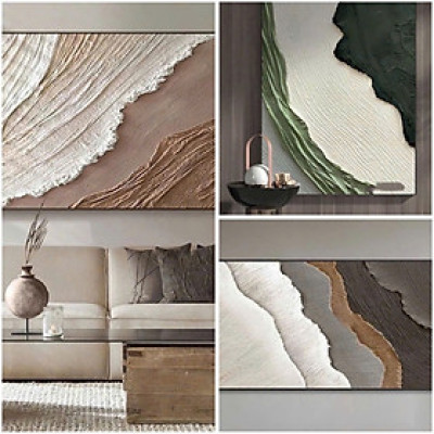 (HCM) Tranh treo tường tráng gương trừu tượng trang trí phòng khách, công ty, phòng làm việc