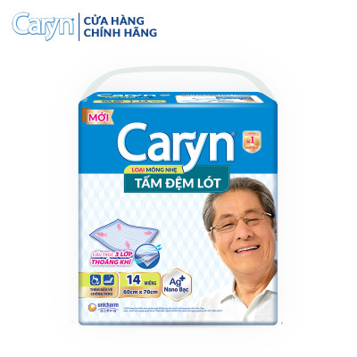 Tấm Đệm Lót Caryn Mỏng Nhẹ 14 Miếng Giúp Thoải Mái Xoay Trở Chống Trào Lưng, Với Công Nghệ Nano Bạc Kháng Khuẩn Ngăn Ngừa Vi Khuẩn Và Kiểm Soát Mùi Hiệu Quả