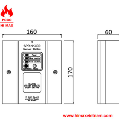 Nút ấn xả nước hi max HM4001