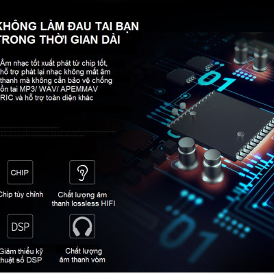 Máy nghe nhạc Lossless thể thao bluetooth 4.0 RUIZU X50 8GB - Hàng Nhập Khẩu