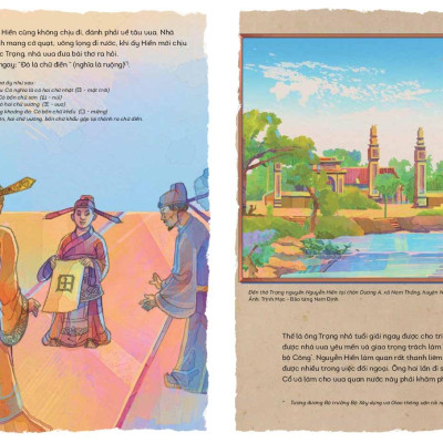 Sách - Lịch Sử Việt Nam Bằng Tranh - Thành Lập Nhà Trần - Bản Màu - Bìa Cứng