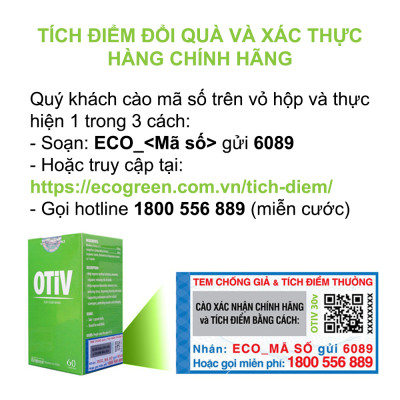 Viên uống OTIV bổ não (60 viên) 