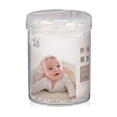 TĂM BÔNG VỆ SINH CHO BÉ KUKU KU1103 - 260 CÁI ( ĐẦU TRÒN )