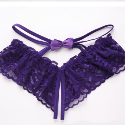 Quần lót nữ lọt khe xẻ đáy - Màu tím