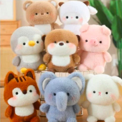 Thú nhồi bông động vật mini đáng yêu - Size 22cm - Quà tặng gấu bông êm mịn cho bé.