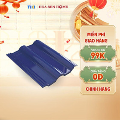 Ngói tráng men cao cấp Lustime, 410mmx300mm, men bóng cao cấp, bền đẹp, chống thấm, chống rêu mốc - hàng chính hãng