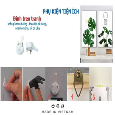 Tranh Treo Tường Hiện Đại Phòng Khách - Hươu 13-a-b-c