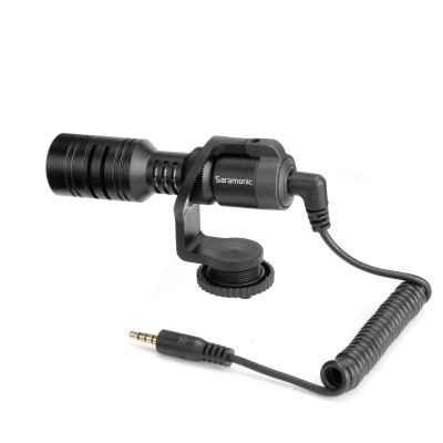 Micro Thu Âm Không Dây Saramonic Vmic Mini Cho Máy Ảnh DSLR và Điện Thoại Thông Minh - Có Thể Dễ Dàng Bắt Đầu Quay Video Các Cuộc Phỏng Vấn/ Làm Việc Tại Nhà Hoặc Trên Đường Đi. - Hàng Chính Hãng