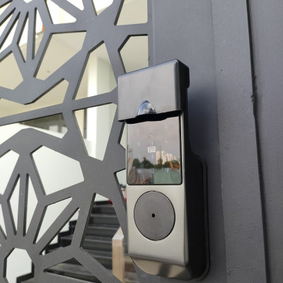 Khóa thông minh chống nước G04RW.2M - 2 Mặt vân tay trong ngoài + Remote & App Tuya wifi ( Hàng nhập khẩu)