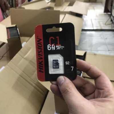 Thẻ nhớ HIKVISION 64GB microSD HS-TF-C1(STD)/64G class 10, up to 92mb/s, chuyên camera wifi, điện thoại - Hàng chính hãng bảo hành 7 năm