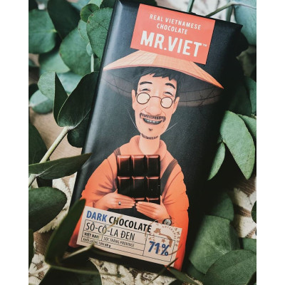 Socola Đen Mr. Viet 60g - Mr Viet Dark Chocolate 60g