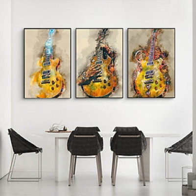 (ẢNH THẬT) Tranh treo tường âm nhạc 6 trang trí decor có sẵn khung kèm đinh treo