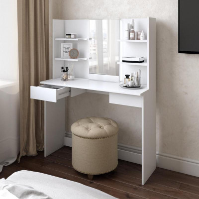 Bàn phấn hiện đại bằng gỗ công nghiệp SMLIFE Megan