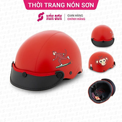 Mũ bảo hiểm nửa đầu trẻ em hoa văn NÓN SƠN chính hãng ADC-358.125