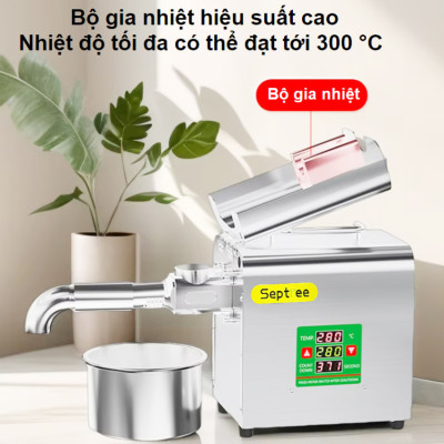 Máy ép dầu ăn thực vật dùng trong gia đình. Thương hiệu Mỹ cao cấp Septree - X3. HÀNG CHÍNH HÃNG