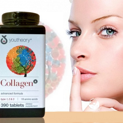 Collagen Youtheory Mỹ chứa collagen, vitamin c, biotin…tạo sức khỏe và sắc đẹp từ bên trong cho da, tóc, móng, sụn, gân, dây chằng, khớp - OZ Slim Store