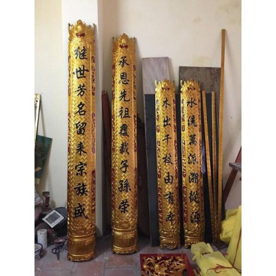 Hoành Phi Câu Đối Gỗ Gụ