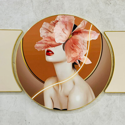 TRANH CÔ GÁI - TRANH TRÁNG GƯƠNG - TRANH TREO PHÒNG NGỦ - TRANH CÔ GÁI QUYẾN RŨ(TẶNG KÈM ĐINH 3 CHÂN)