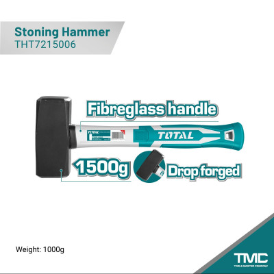 BÚA ĐẬP TOTAL 1000G-1500G-2000G TOTAL THT7210006, THT7215006, THT7220006 - HÀNG CHÍNH HÃNG