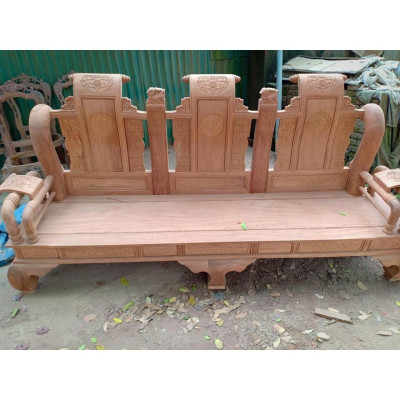 Bàn ghế tần thủy hoàng hương đá tay 12