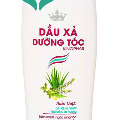 Dầu xả dưỡng tóc thảo dược Kingphar, chai 200ml, phục hồi và bảo vệ tóc