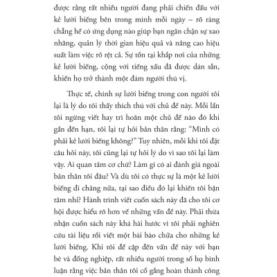 Triết Lí Của Người Lười Biếng