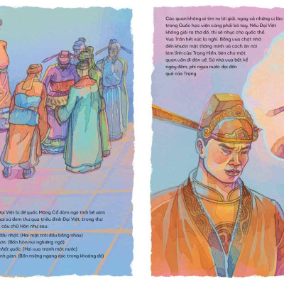 Sách - Lịch Sử Việt Nam Bằng Tranh - Thành Lập Nhà Trần - Bản Màu - Bìa Cứng