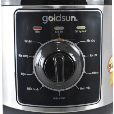 Nồi Áp Suất Điện Đa Năng Goldsun GPC5501 Dung Tích 6L 9 Chế Độ Nấu - Hàng chính hãng Goldsun