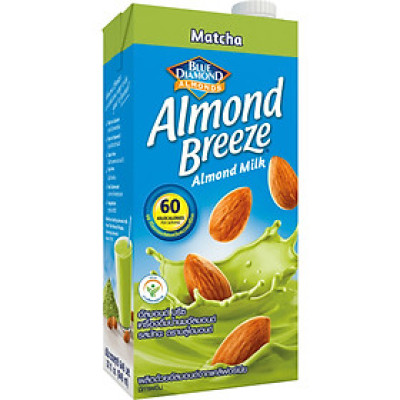 Blue Diamond - Sữa Hạt Hạnh Nhân ALMOND BREEZE vị Matcha Hộp 946ml