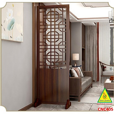Vách ngăn phòng khách, vách ngăn tủ kệ bằng gỗm bình phong tranh VNTK405 - NỘI THẤT LẮP RÁP VIENDONGADV