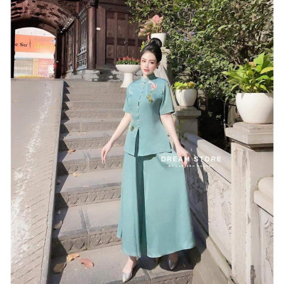 ĐỒ LAM ĐI CHÙA  Tàu Lụa Cao Cấp