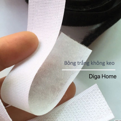 Nhám dính 3cm Có KEO băng xé, dính gai, verclo, băng khóa nhám