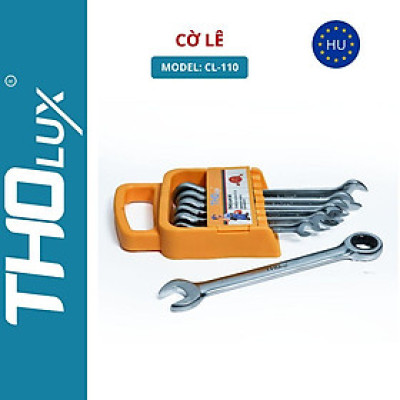 Bộ cờ lê CL-110, 7 chi tiết đầu tròn chuyển động Tholux