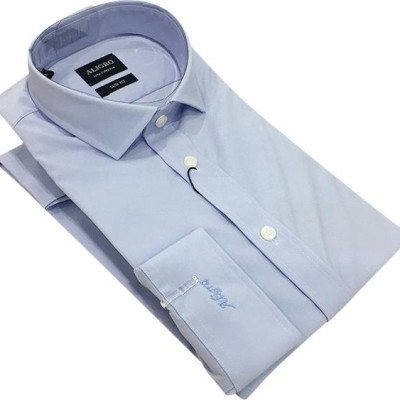 ÁO SƠ MI DÀI TAY CÔNG SỞ DÁNG SLIM MÃ ALGS169