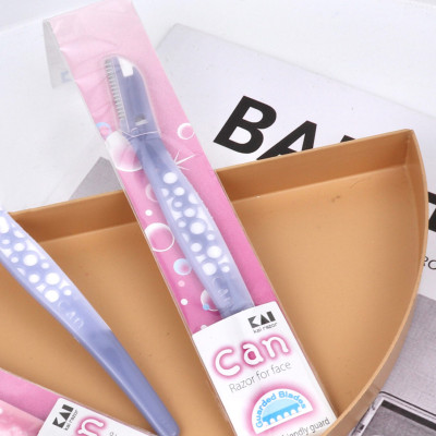 Dao Cạo Lông Mày Lông Mặt Dành Cho Nữ Kai Razor Eyebrow For Women (Lẻ 1 Cây)