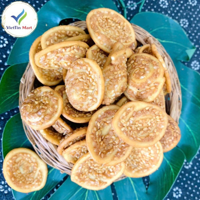 Bánh Tai Heo Mè Cốt Dừa 500g VietTin Mart