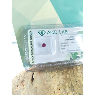 Viên đá Ruby tấm thiên nhiên G00032