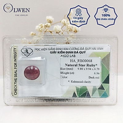Viên đá Ruby sao thiên nhiên_HA_RB00068