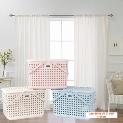 Làn nhựa đựng đồ đi sinh mẹ và bé/Giỏ nhựa đi sinh cao cấp MSP 2068