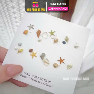 Khuôn in 3D Silicon Tạo Hình Sao Sò Ốc Biển 7 Mẫu To Nhỏ Làm Nail Mùa Hè Siêu Xinh, Thiết Kế Đáng Yêu Trang Trí Móng Nghệ Thuật
