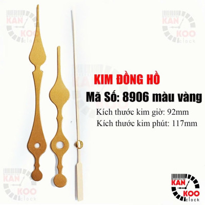 Kim đồng hồ treo tường SIÊU BỀN - Bảo Hành 24 Tháng mã 8096