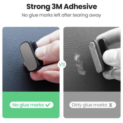 Ugreen UG80199LP252TK 4 cái Móc treo Màu Đen tiện dụng trên xe hơi - văn phòng - nhà - HÀNG CHÍNH HÃNG