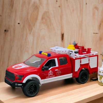 TOYSTAR-666-88P Mô hình xe cứu hoả cứu hộ, Xe Ô Tô Đồ Chơi Cho Trẻ Em