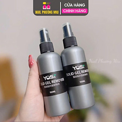 Xịt Tháo Móng Úp YOSI 100ml Để Thay Thế Móng Mới Làm Nail, Nhanh Gọn An Toàn, Không Xước Móng, Tiết Kiệm Thời Gian Làm  Phá Gel Cleansing