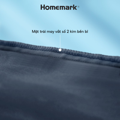 Cặp Vỏ Gối Nằm Lụa Tencel 60s Cao Cấp Homemark 50x70cm - Mềm Mịn, Thoáng Mát, Chống Nhăn PL1