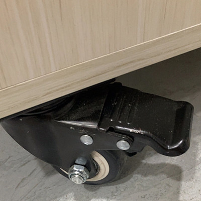 Bánh Xe Đẩy Hàng Có Bạc Đạn Và Khóa ANKAN, Bánh Xe Nhựa PVC Mini 40mm