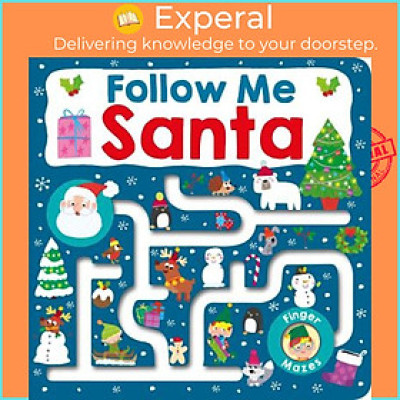 Sách - Maze Book: Follow Me Santa by Roger Priddy (paperback)