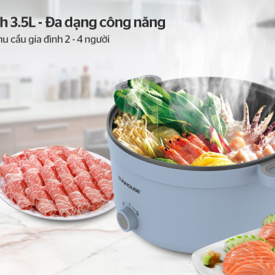 LẨU ĐIỆN 3.5L SUNHOUSE SHD4528 - Hàng Chính Hãng