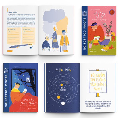 Combo 2 Quyển: Nhật Ký Vô Lo + Nhật Ký Thao Thức