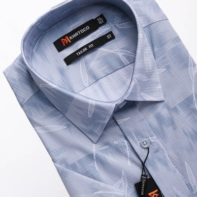 Áo sơ mi Khatoco tay ngắn
